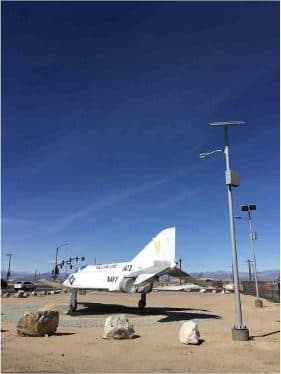 NAWS China Lake solar lighting installation