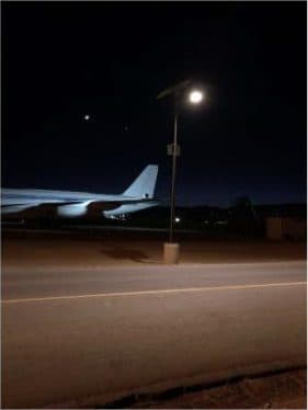 Mojave, CA solar lighting installation
