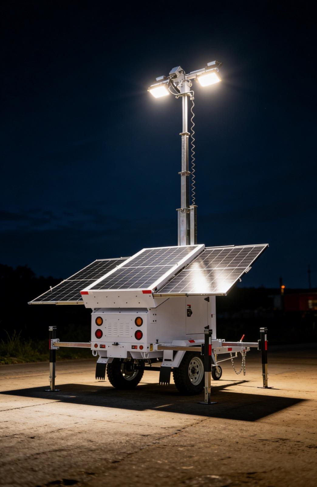 Replace Diesel Light Towers with Solar — Cut Fuel Costs by 60–80%
